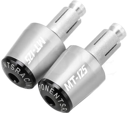 Griff Motorräder Lenker Griffe Kappe Gewicht TeileAnti Vibration Silder Stecker Enden Für MT125 MT 125 2014-2018 2019 2020 2021 Lenker Abdeckung