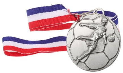 Toddmomy Fußball Medaille Für Junge Mädchen Auszeichnung Für Sportveranstaltungen Dekorative Fußballmedaille Praktischem Aufhängemechanismus Für Ehrungen Und Bei Sportfesten