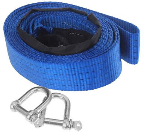 TOKIDNY Abschleppgurt Mit Haken Für Autos LKW Hochleistungs-zuggurt Abschleppseil Für Boot Anhänger Heavy Duty Abschleppgurte Mit Verstärktem Design