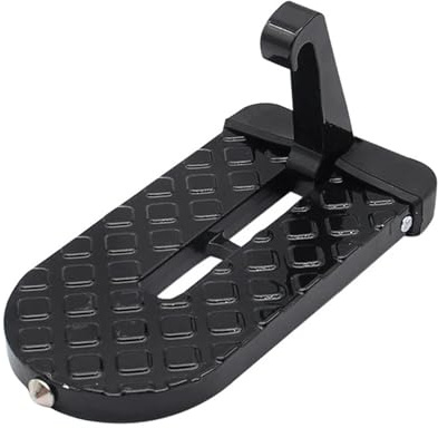 estribo vehículo escalera techo coche Escalón de techo plegable para coche, escalón de puerta de coche, gancho de pestillo universal multifunción, pedal de aleación de aluminio(2015 RHD Frame)