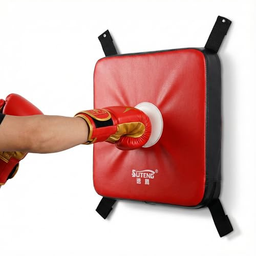 [Ellniges] Pad Schlagpolster Wand, Wandschlagpolster, Boxtrainingspolster, Schlagpolster Wandmontage, Box-Zielblockierpad Zur Wandmontage, Taekwondo-Trainingssandsäcke, Schlagziel Für Kickboxen