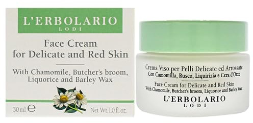 L'Erbolario Creme empfindliche Haut- Kamille, Stachelmyrte und Süßholz, 1er Pack (1 x 30 ml)