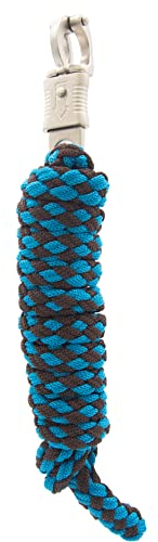 Pfiff 101933 Führstrick, Geflochten, Panikhaken, Hellblau Länge 210 cm