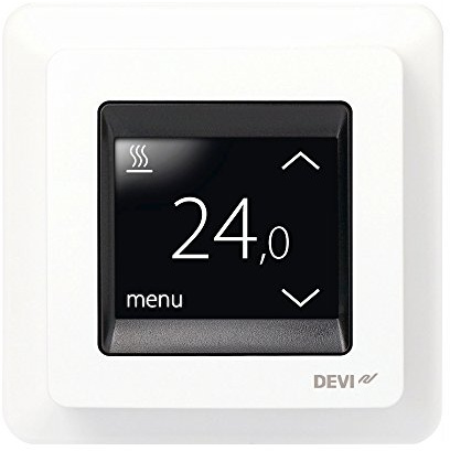Devireg Touch Polarweiß - Thermostat für Fußbodenheizung mit Touchscreen