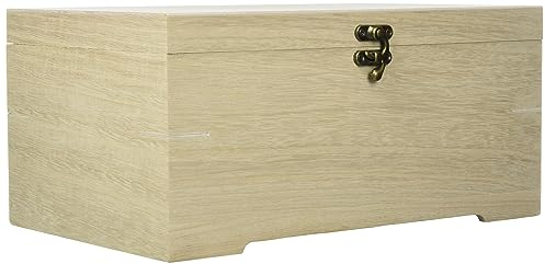 Rayher Legno scrignetto con inserto, 2 parti, 28 x 18 x 13,5 cm, 6 scomparti, 62196000