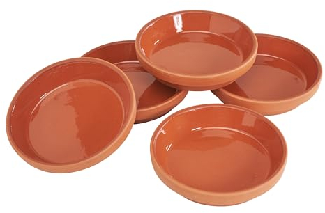 Coupelles en terre cuite Ø intérieur 8,5 cm, 5 pc.