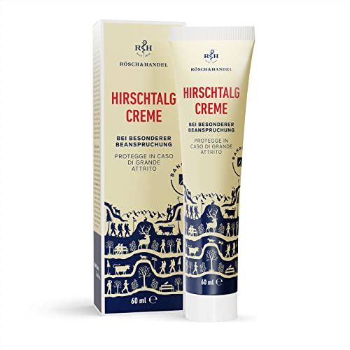 Crème au suif de cerf 60ml | Crème traditionnelle pour les mains et les pieds | pour prévenir la formation d'ampoules et de callosités en cas d'utilisation intensive