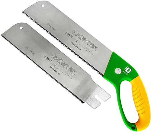 Sega giapponese con 2 lame per taglio grosso fine. Segaccio per legno con 2 lame