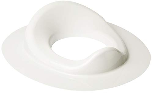 alles-meine.de GmbH Toilettensitz/Toilettenaufsatz/Sitzverkleinerer - weiß - Bieco - Standardgröße mit Lehne & Pullerschutz - Verkleinerer Toilette - Toilettenauflage - WC to..