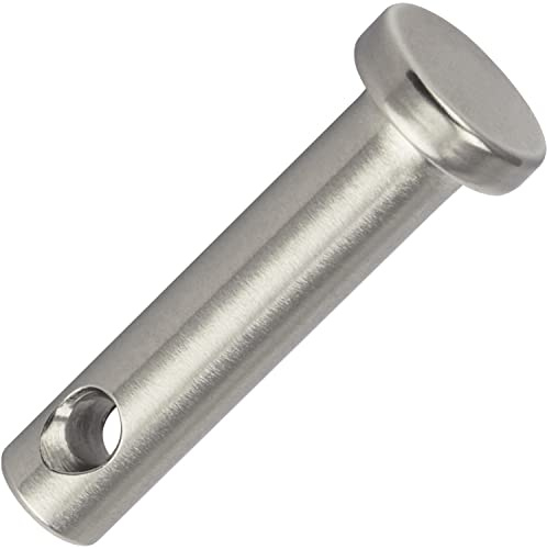 OPIOL QUALITY® Steckbolzen 12x55 mm aus Edelstahl A4 V4A (2 Stück) Splint Bolzen Splintbolzen Sicherungsbolzen Sicherungssplint Stecksplint Sicherung Stifte