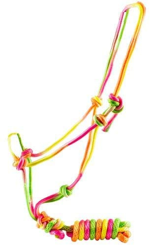 Rainbow Cowboy Knot Halter w/Lead