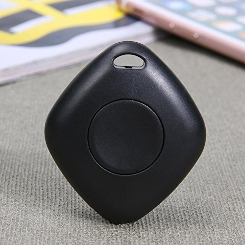 Riloer Trådlös Bluetooth smart etikett, GPS-spårare, nyckelfinnare med förlustlarm, husdjursspårare, svart