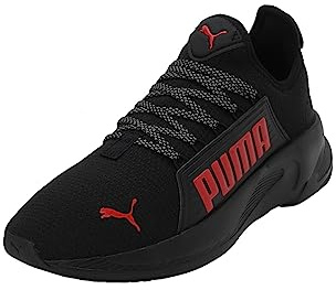 Puma Softride Premier Slip-on Scarpe da Corsa da Uomo, Puma Nero per Tutti i Tempi Rosso Freddo Grigio Scuro, 42.5 EU