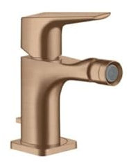 hansgrohe AXOR Citterio E Einhebel-Bidetmischer mit Hebelgriff mit Ablaufgarnitur, 36121310, Farbe: Brushed Red Gold