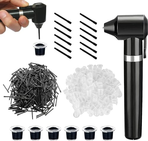 Unihuby Tattoo Ink Mixer Maschine 101Pcs Set Tattoo Farbe Zubehör | Tattoo Farbe Maschine mit 50 Tattoos Kappen und 50pcs Mischstäben Electric Tattoo Inkmischmaschine Set