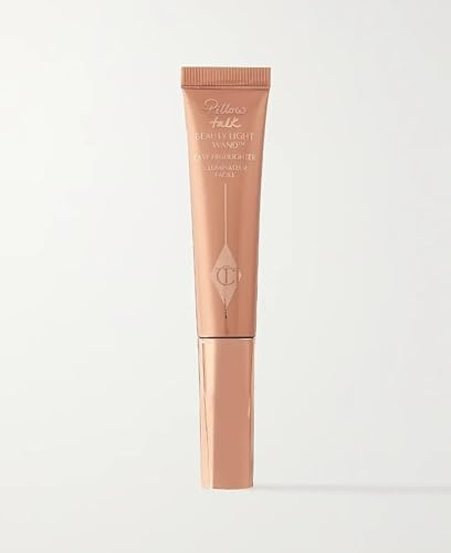 Charlotte Tilbury Original | HOLLYWOOW Contour Wand Fair-M | Flüssiger Rouge; Highlighter & Maquil in Stick für Gesichtskonturen | 12 ml (PILLOW TALK MEDIUM, 12 ml.)
