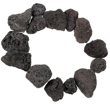 INOOMP Volcanic Rock Decorative Stones 1 Pack Natural Lava Rocks for Aquarium Fish Tank Ornaments Potted Plant Stones Garden and Terrarium Decorations
