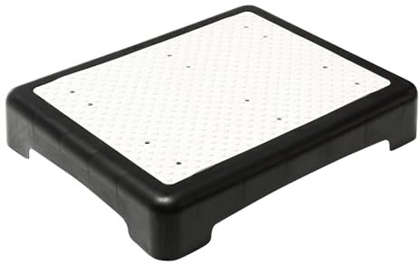Trittstufe Indoor & Outdoor bis 200 kg,CEIEVER Trittstufe Mobile Trittstufe für Kinder & Erwachsene 45X35X10CM One Step Hocker für Erwachsene und ältere Menschen