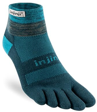Injinji Run Midweight Mini-Crew Calcetines de 5 Dedos Unisex – Adulto (Paquete de 1)