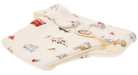 SHOWERORO Baumwoll Babywindelhose für Neugeborene Waschbare Stoffwindel mit Verstellbarem Bund Atmungsaktive und Wiederverwendbare Windelhose für Alltag und Reisen