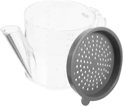 Ciieeo Contenedor Escritorio Aceite Colador Grasa Usada Almacenaje Aceite Cocina
