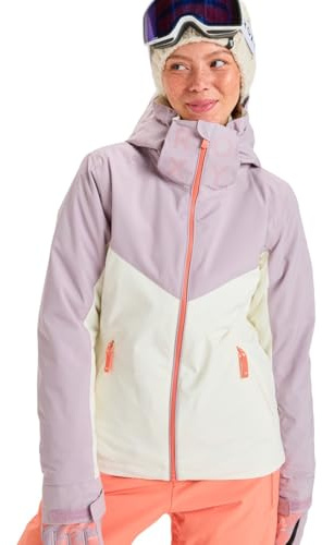 Roxy - Chaqueta de Nieve (Jet Block), Color Morado y XL