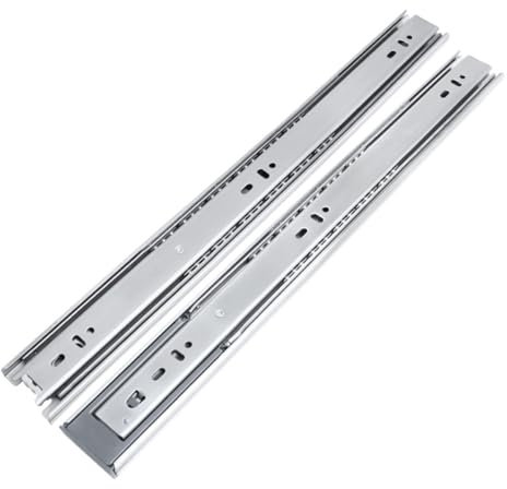 Purzen Vollauszug Schubladenschienen 350 mm Schubladen Schienensystem Kugellager Strapazierfähig,10 inches 25 cm