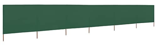 JHQHSM Paravento a 9 Pannelli in Tessuto, Copertura Privacy Balcone Tenda parasole esterno Vele ombreggianti Tenda frangisole Adatto per Giardino Balconi Patio Terrazza 1200x160 cm Verde