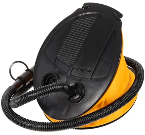 COOPHYA Fußluftpumpe Robuste Fußpumpe Für Aufblasbare Matratzen Boote Bälle Und Schwimmringe Leicht Zu Bedienen Tragbar Und Platzsparend Für Einsatz Im Freien Hause