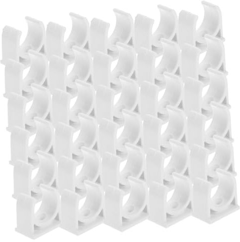 Tofficu 50stücke Klemmschelle Für Rohr U-förmige Pvc-klemme Reitpferdeklemme Feste Unterstützung Und Korrosionsbeständig
