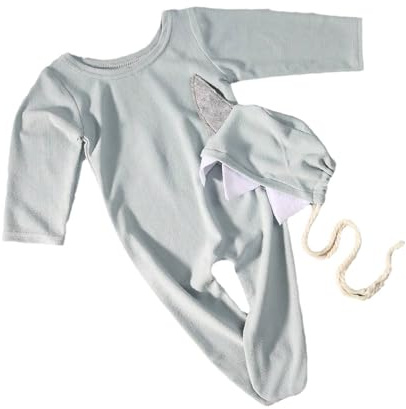 Photo Props for Baby 0-3 Month Animal Appearance Outfit Newborn Photography Props Bodysuit Toddler Photo Costume Comfortable Baby Costume