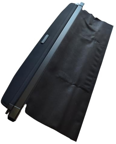 GEPCO Laderaumabdeckung Rollo kompatibel mit Smart Fortwo (451) 2007-2014 | Kofferraumabdeckung Hutablage Gepäckraumabdeckung | Kofferraumrollo Sichtschutz Schwarz | OEM A4518100009