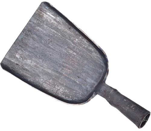 BESTOMZ Steel Fire Pit Shovel for Fireplace with Wear Resistant Steel Construction and Lightweight Design, for Garden and BBQ Use
