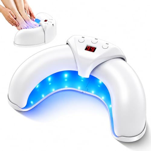 Appareil Traitement Laser Mycose Ongles pour Ongles Multiples, Usage Domestique pour L'onychomycose, Solution Réparatrice pour Ongles Abîmés et Décolorés (pack jumbo) (Blanc, Standard)