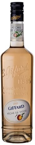 Giffard - Crème de Pêche de Vigne - Crème de Fruits - Recette Française - Fruitée et Douce - 70 Cl, 700 milliliters