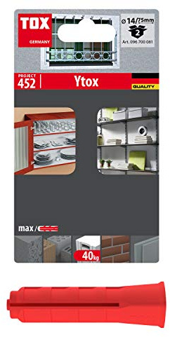 TOX Porenbetondübel Ytox M14x75 mm, 2 Stück, 096700081