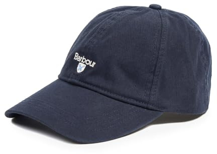 Barbour Uomo Cappellino Sportivo A Cascata, Navy, One Size