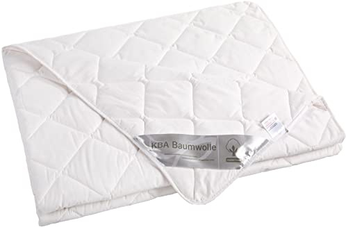 franknatur Sommerdecke 135x200 cm Bettdecke Sommer Baumwolle Sarah | Bezug Bio-Baumwolle kbA, waschbar, Oeko-TEX