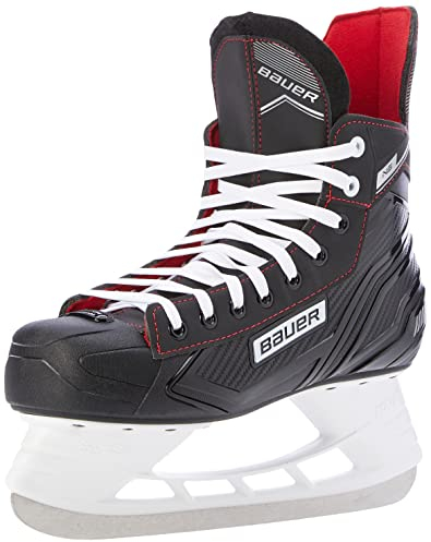 BAUER Herren Eishockey Schlittschuhe NS Senior, schwarz/rot, 47 EU
