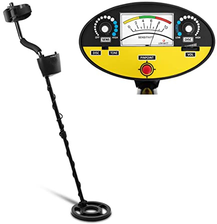 Steinberg Systems SBS-MD-9 Metalldetektor Ø 22 cm 150 cm/18 cm Metallsuchgerät Golddetektor Suchspule wasserdicht