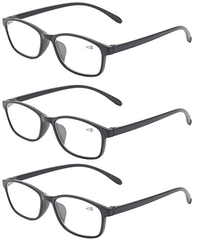Suertree Lesebrille Blaulicht Blockiert Computerbrille 3PC Sehhilfe Gaming UV Blaues Blockiert Brillen Damen Herren (2.0x Dioptrien, 3pc anti blue)
