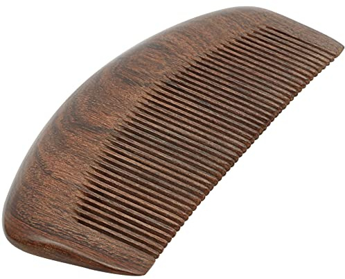 Holzkamm groß Sandelholzkamm Antistatisch Feinzahnkamm Handgefertigter Kamm Lockenkamm Haarkamm Friseur Styling Massagekamm Naturholzkamm
