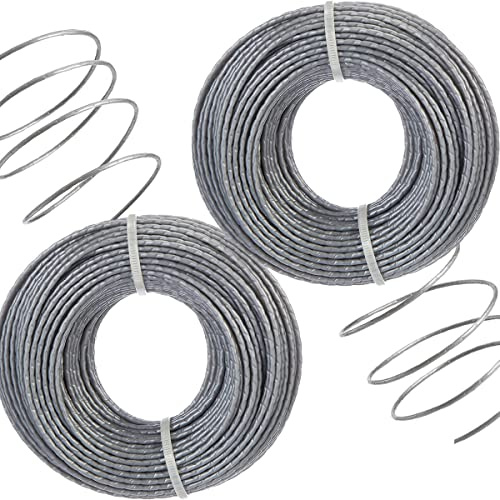 ZAMDOE Rasentrimmerfaden Φ1,6 mm 48 m Nylon-Trimmerfaden F016800462 Ersatz für Bosch Art 30-36 LI, Art 24, Art 27, Art 30, Artigo 23/26 SL Spulenfaden, Easygrasscut 23/26/18