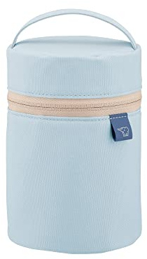 Zojirushi SW-PB01-HL soppburpåse, liten storlek (matburk storlek 250–400 ml (8,5–14 fl oz), bestickficka, handtag, kan tvättas, isgrå