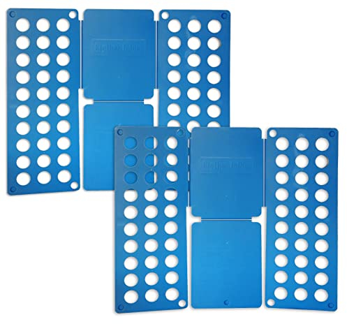 Close Up T-Shirt Folder Wäschefalter 2er Set/Faltbrett/Hemdenfalter/Falthilfe für Shirts, Hemden, Pullover