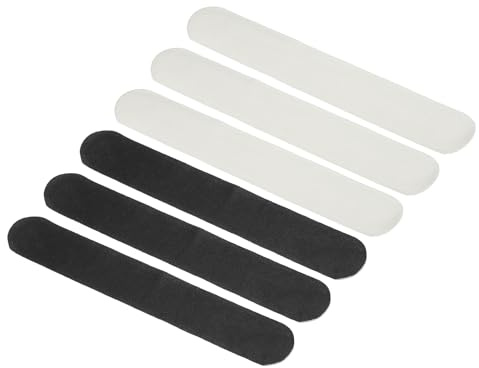 PATIKIL 80 cappellini da golf da 22,9 cm, usa e getta, per cappello da sole, cappelli da baseball, tennis, nero e bianco
