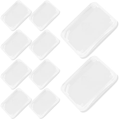 HOMSFOU 1 Juego De 100 Piezas Caja de Almacenamiento de Tarjeta SD Organizador de Almacenamiento de Tarjeta SD pequeña Caja de plástico monederos Etiquetas Soporte SD Mini