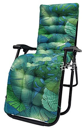 SerendipitousWhisper Sonnenliege Kissenpolster,Dickes Ersatz Sonnenliegen Kissen,rutschfeste Liegekissen,nur Lounge Stuhl Pads für Terrasse,Garten,drinnen und draußen,Urlaub,Relaxer (ohne Stuhl)
