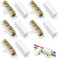 Bornier 5PCS Connecteur de Fil Conducteur en Laiton Double Vis Coque ABS Bornier Boîte de Jonction ABS Ignifuge pour Câbles 2.5-16mm² 1000V 100A ZK-1116