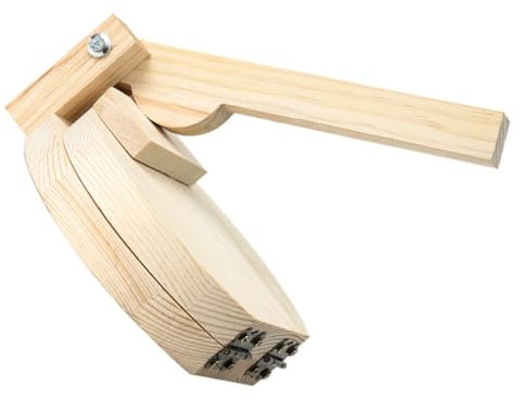 Ciieeo Wooden Dumpling Wrapper Mold Presser Dough Making Tool for Home Easy to Use Dumpling Form Cutter for Beginners
